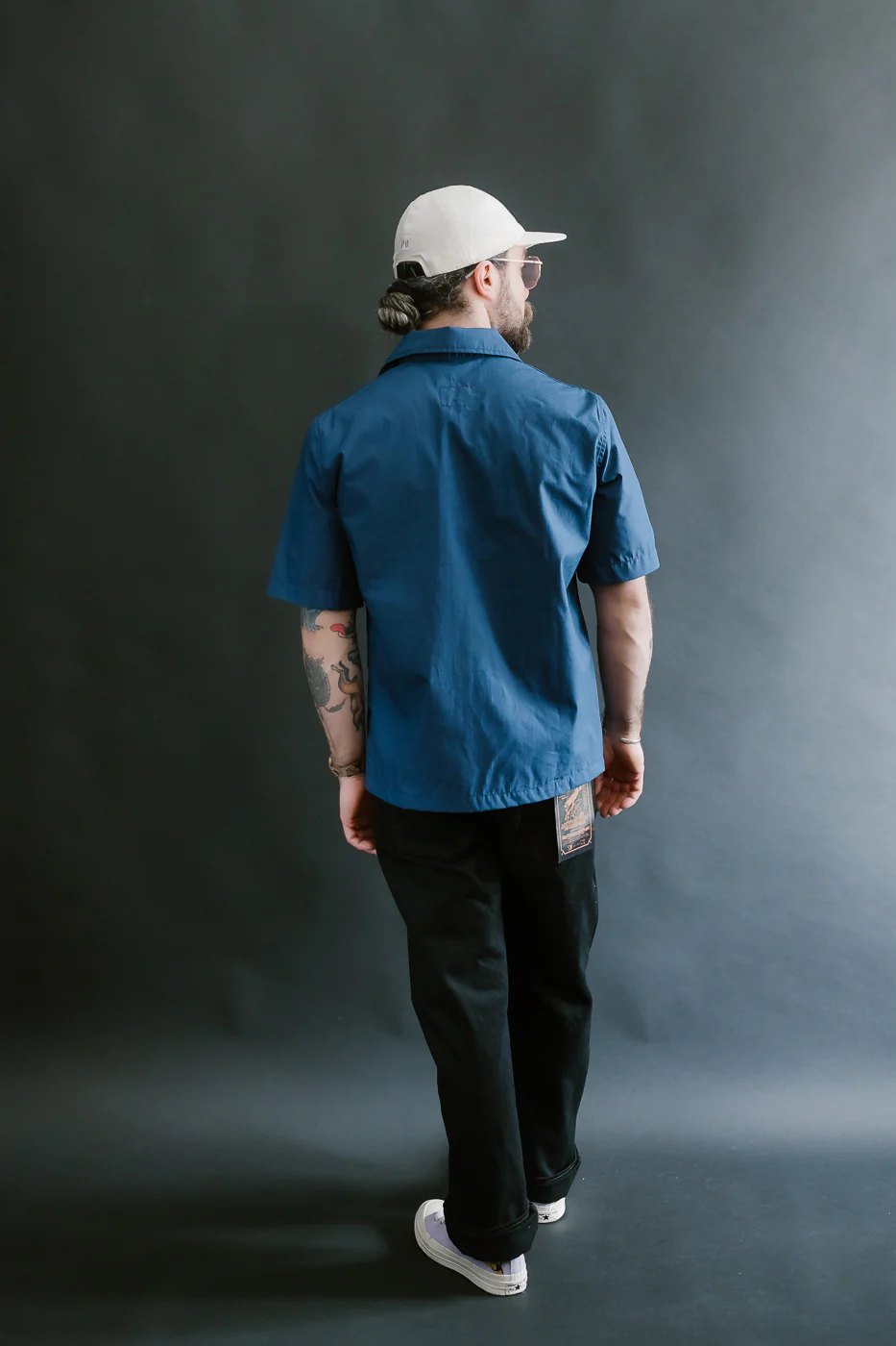 Skyliner Lounge Shirt - Indigo Ripstop - Image 9
