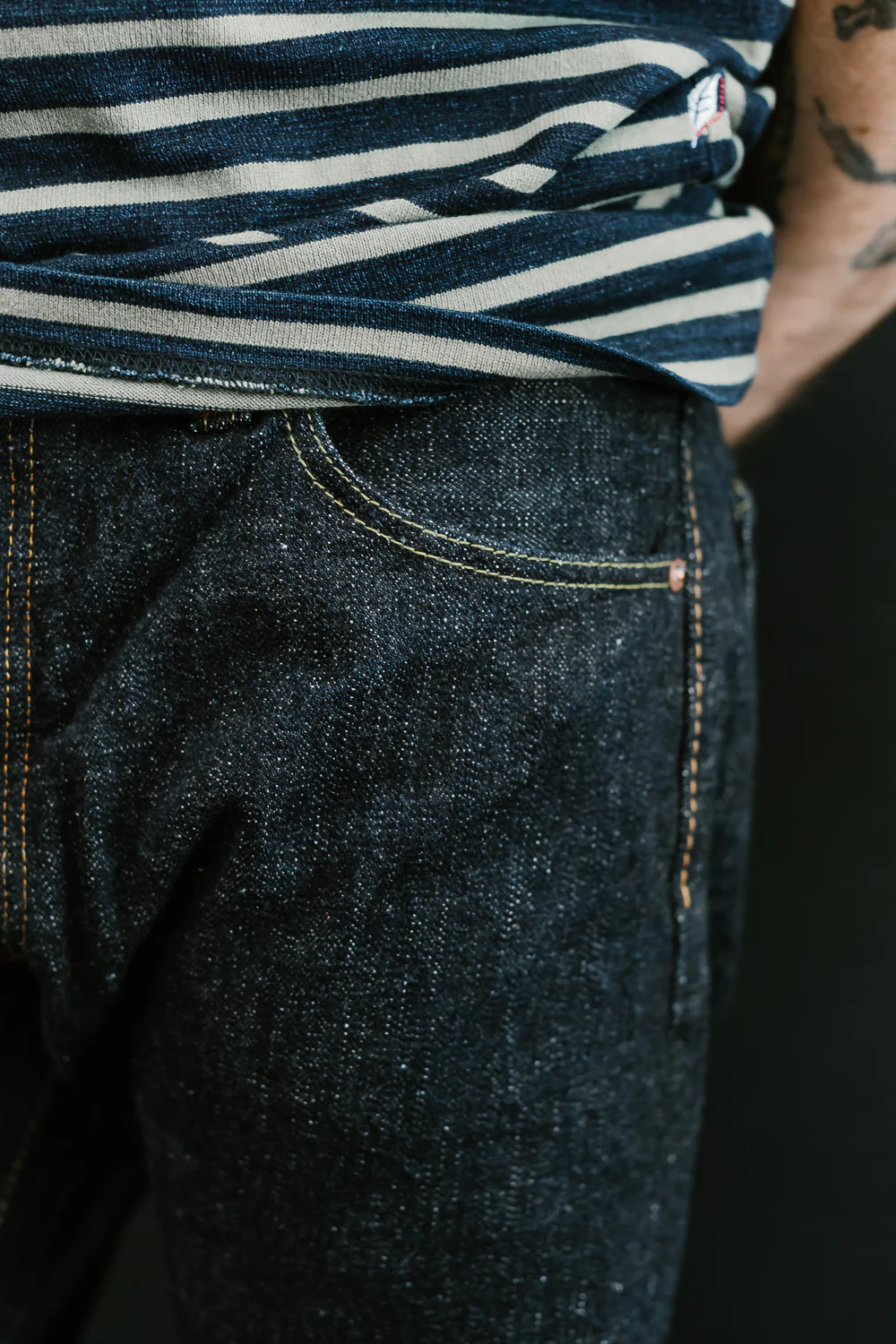 SLB-019 - 16.5oz Slubby Selvedge Denim - Relax Tapered Fit - Image 17
