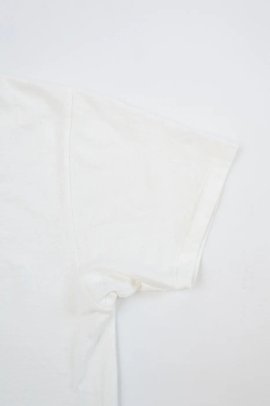 "Slub Jersey" Flocky Ghosts Print Tee - Off White - Image 3