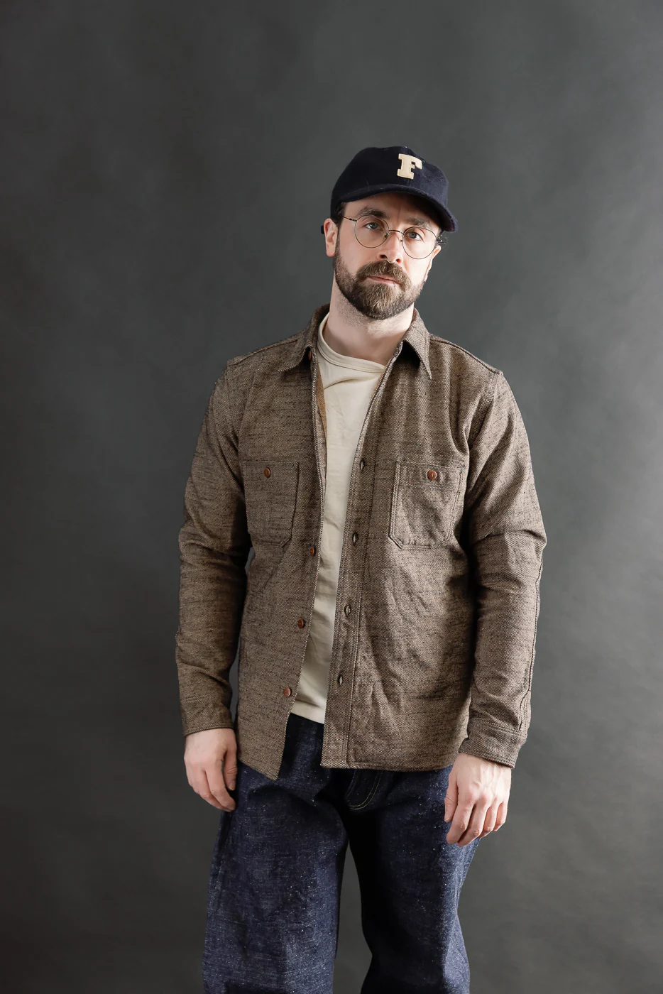 SMN25-01W - Elemental Flannel Shirt - Black - Image 14