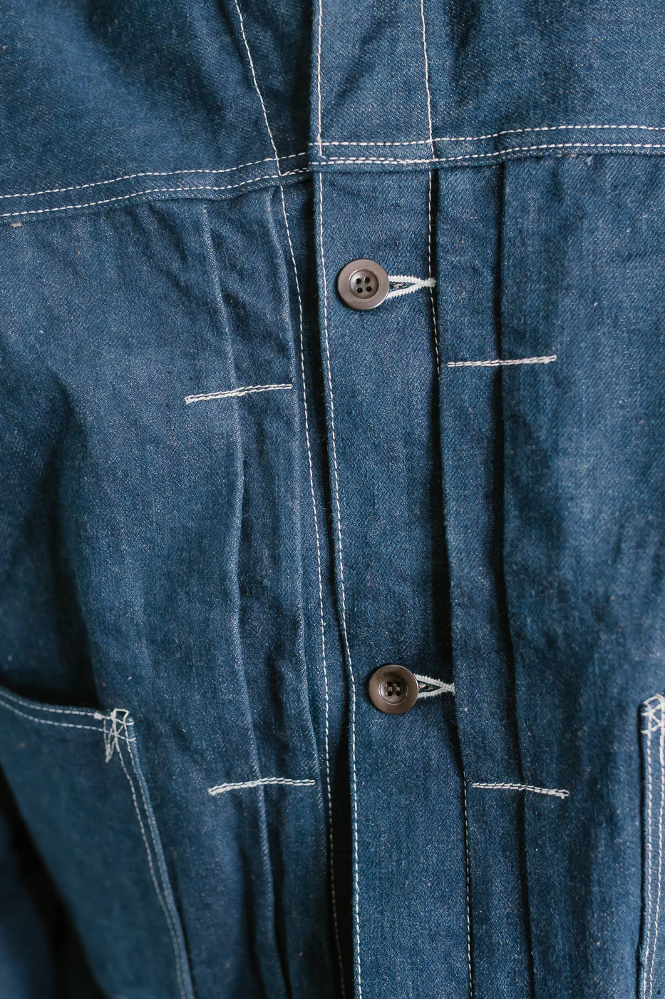 SP-114 - 15oz Foxfibre® "Earth Denim" 45th Anniversary Selvedge - Jean Jacket - Image 20