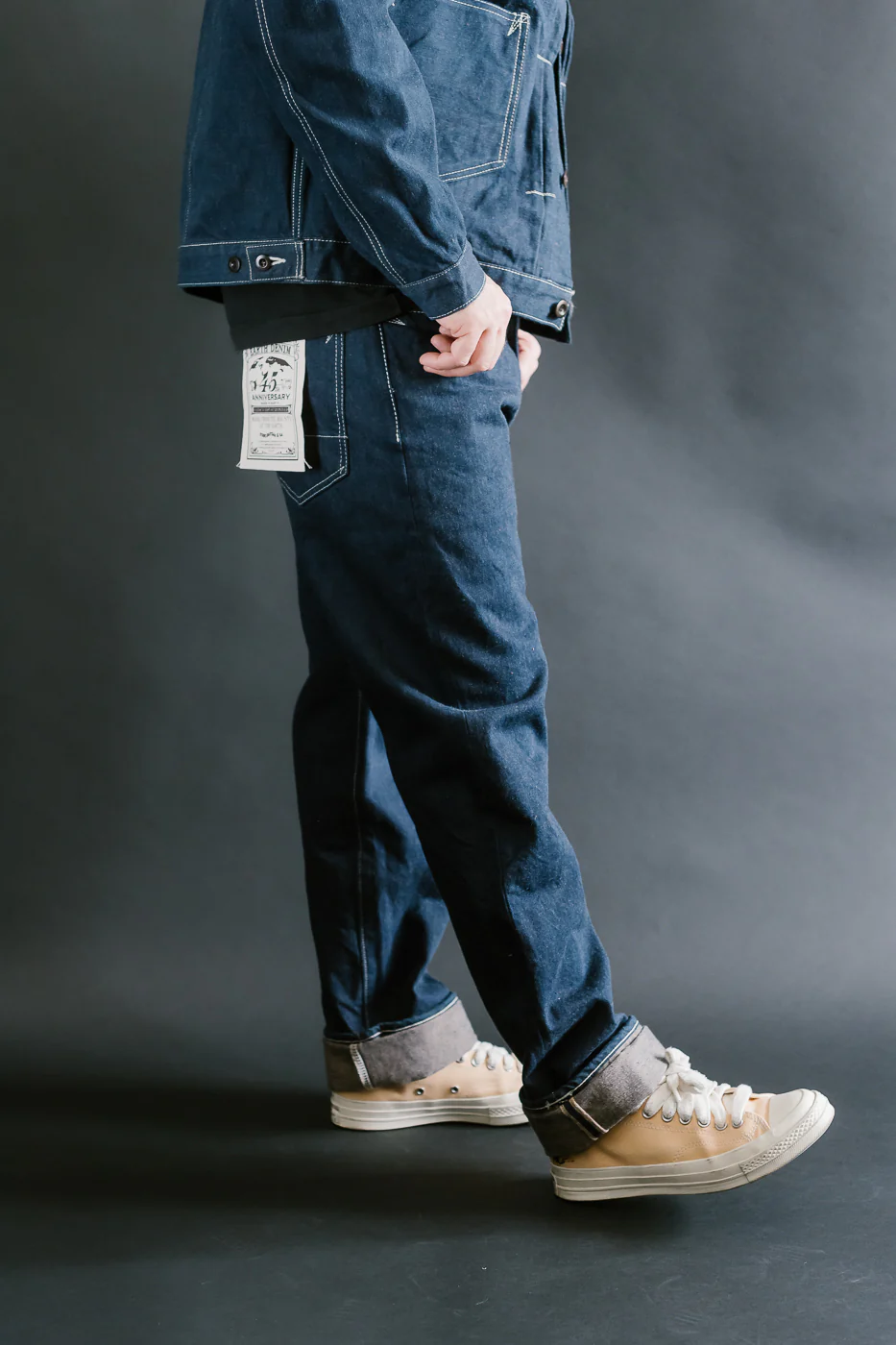 SP-115S - 15oz Foxfibre® "Earth Denim" 45th Anniversary Selvedge Jeans - Regular Straight - Image 14