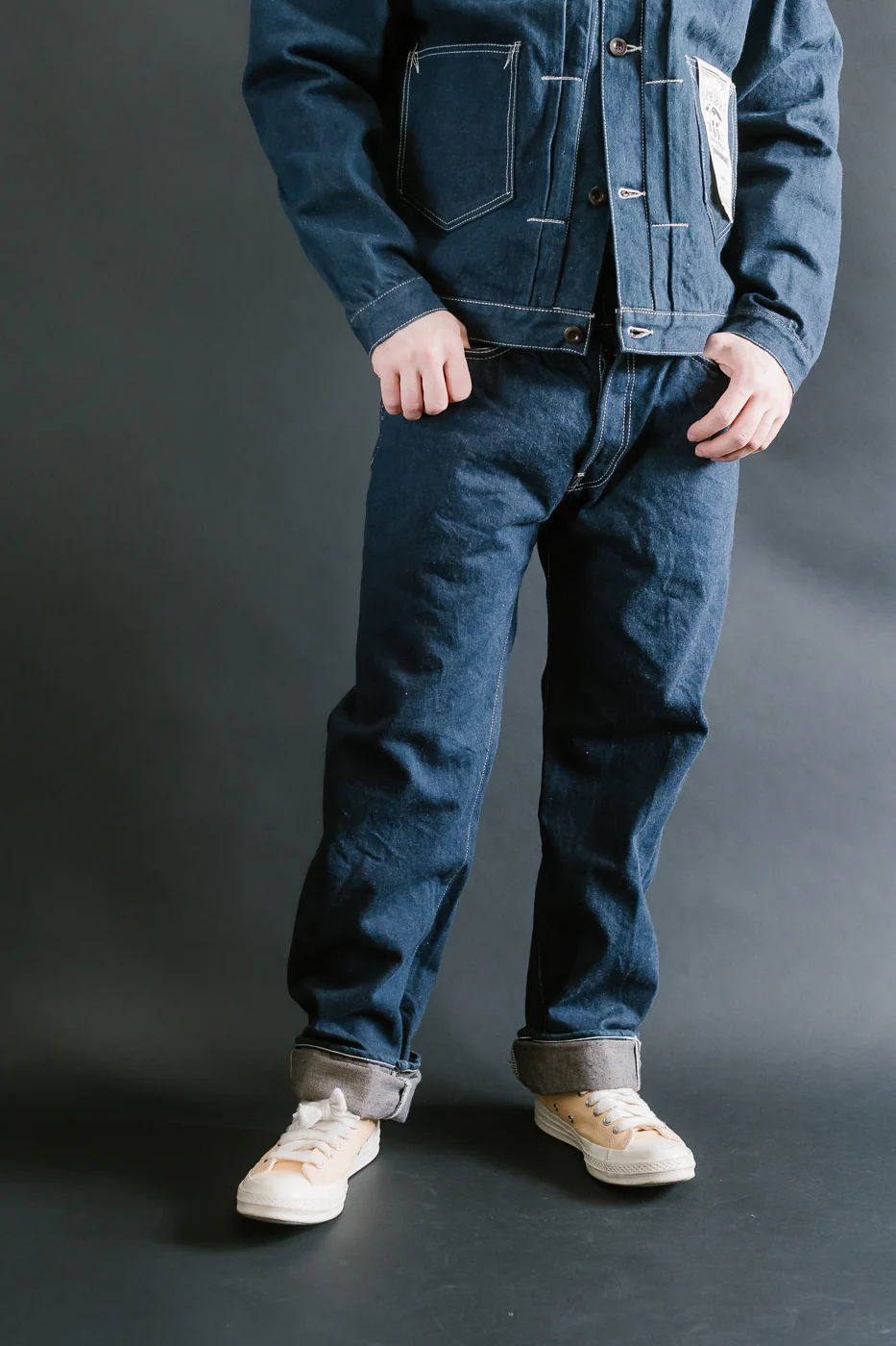 SP-115S - 15oz Foxfibre® "Earth Denim" 45th Anniversary Selvedge Jeans - Regular Straight - Image 15