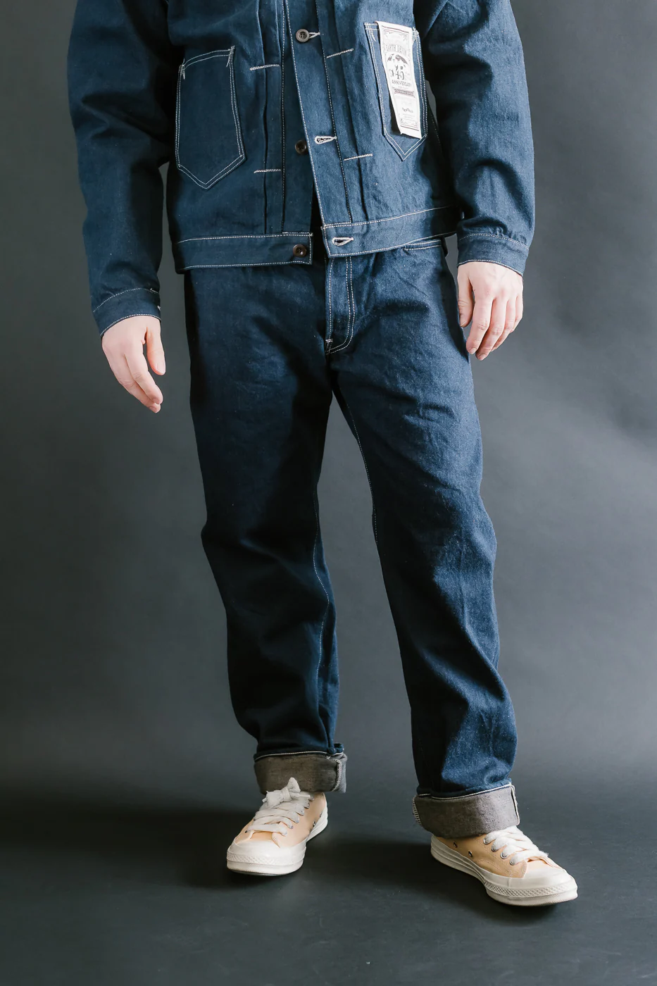 SP-115S - 15oz Foxfibre® "Earth Denim" 45th Anniversary Selvedge Jeans - Regular Straight - Image 16