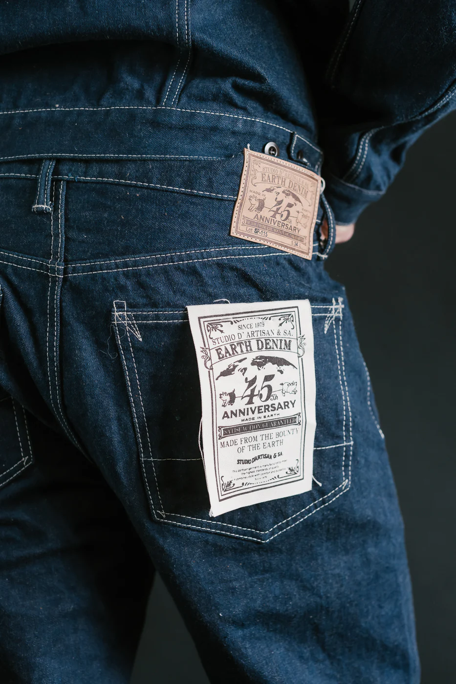 SP-115S - 15oz Foxfibre® "Earth Denim" 45th Anniversary Selvedge Jeans - Regular Straight - Image 18