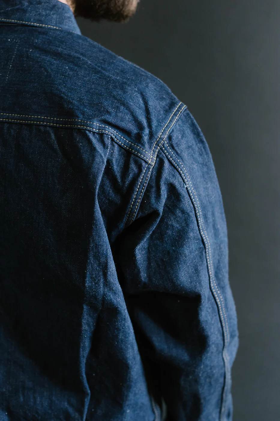 SP-116 - 45th Anniversary "Ai Sa" Type II Selvedge Jacket - Natural Indigo, Sakura - Image 22