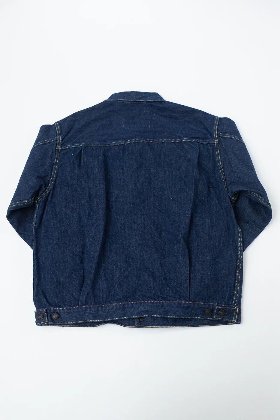 SP-116 - 45th Anniversary "Ai Sa" Type II Selvedge Jacket - Natural Indigo, Sakura - Image 6