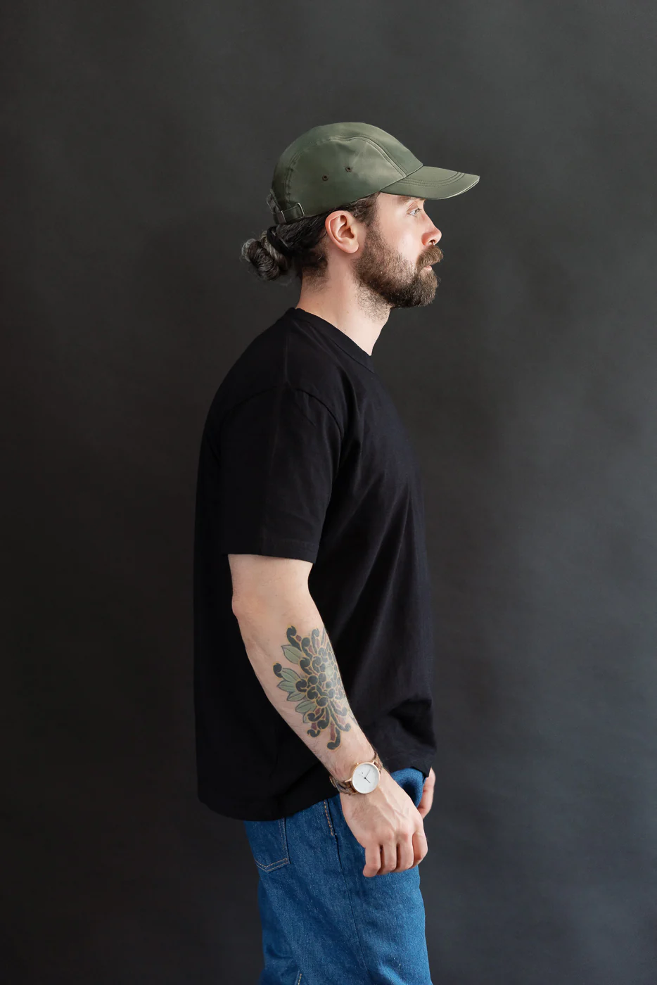 SS-5011-IDBK - Jersey Crew Neck Short Sleeve T-shirt - Black Indigo - Image 9
