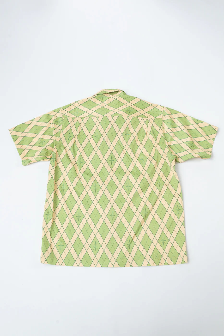 SSA25-01 - "Narahira" Snake Pattern Shirt - Green - Image 5