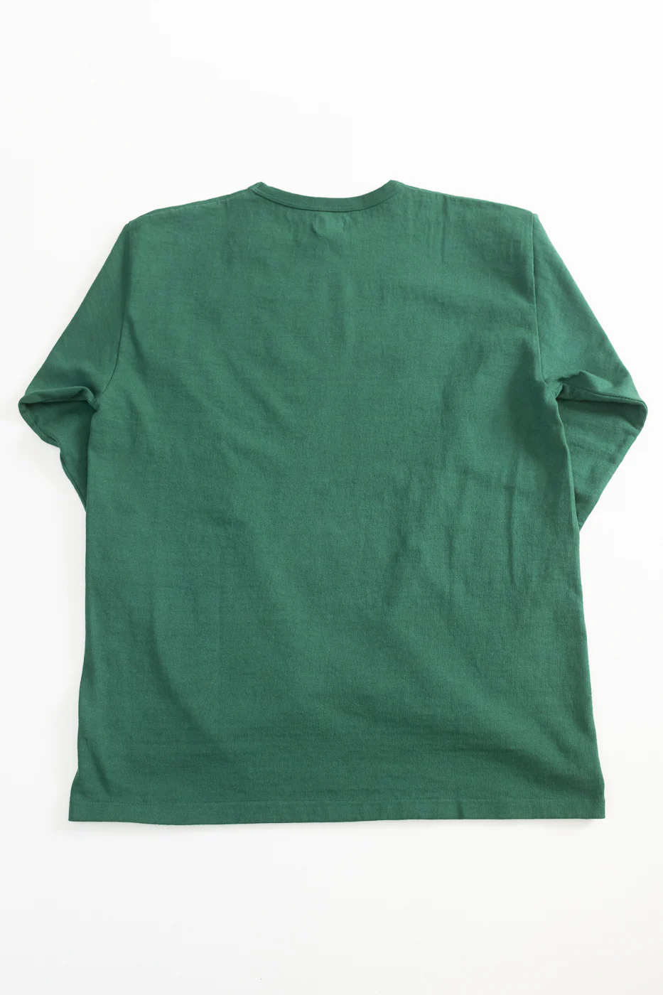 "Stand Wheel" Heavyweight Long Sleeve Tee - Green - Image 4