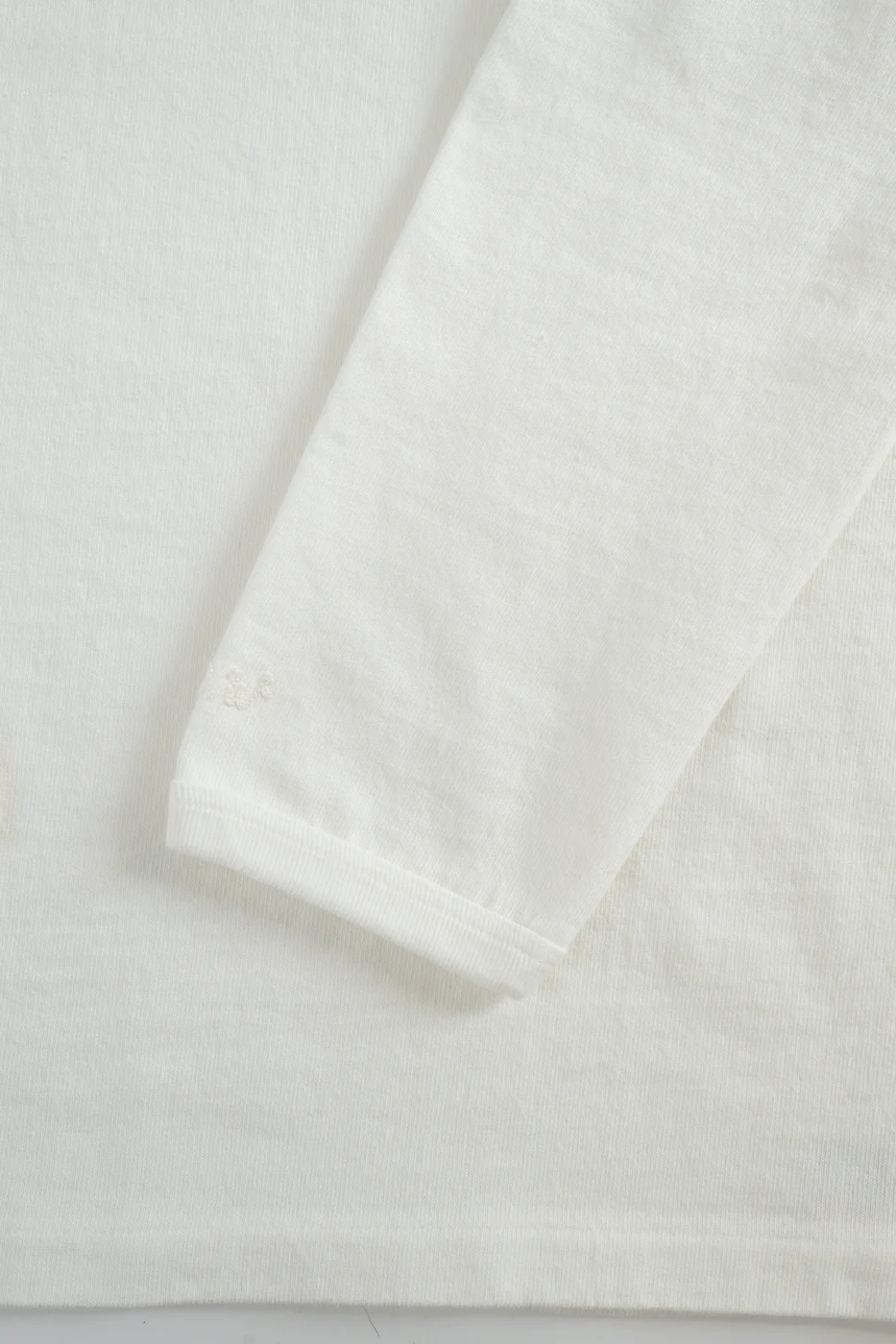 "Stand Wheel" Heavyweight Long Sleeve Tee - Off White - Image 3