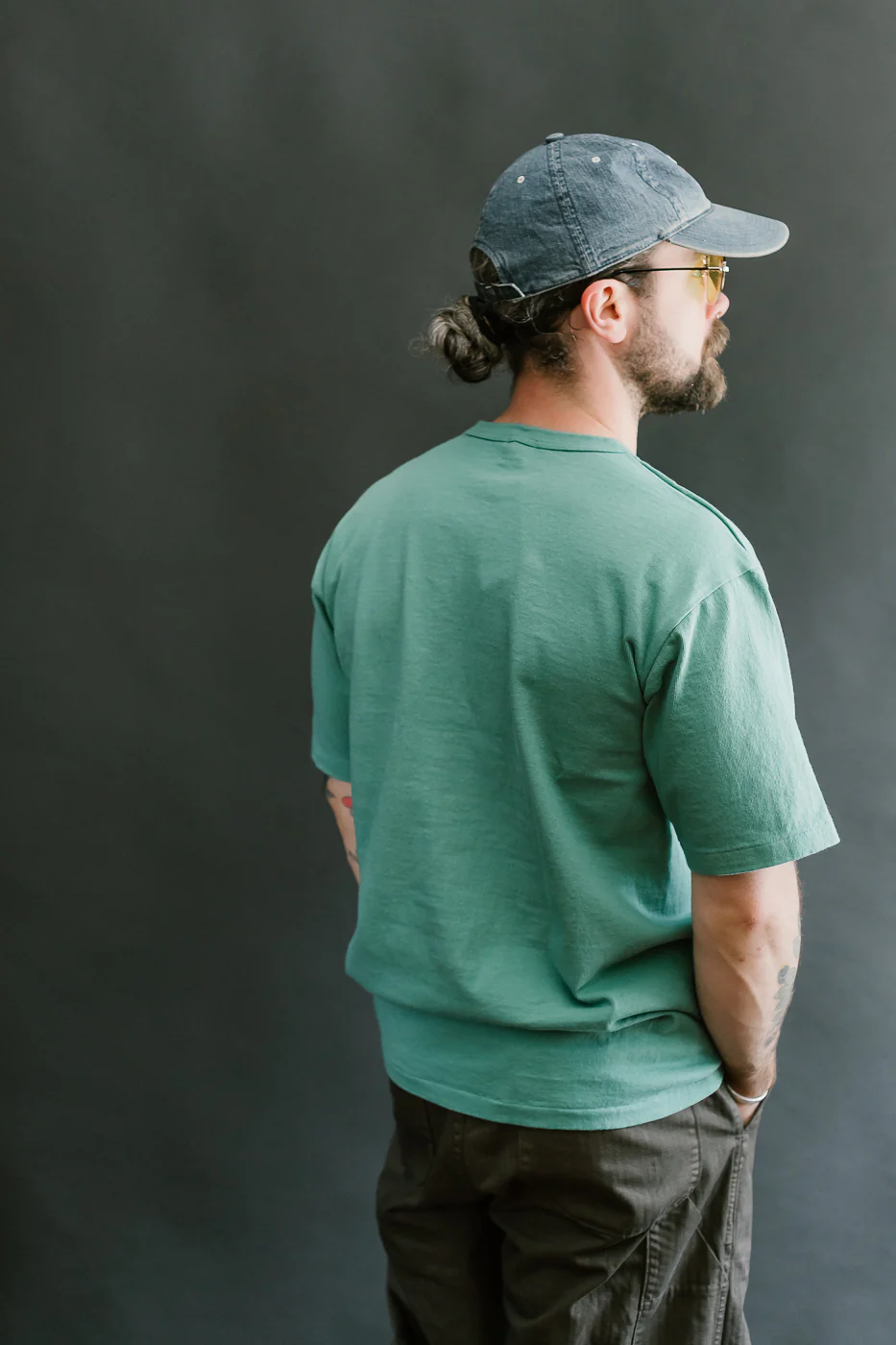 "Stand Wheel" Heavyweight Tee - Emerald - Image 11
