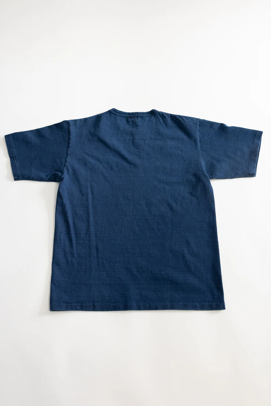 9.5oz "Stand Wheel" Heavyweight Tee - Indigo Dyed - Image 4