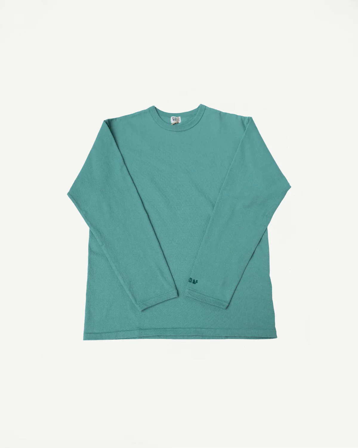"Stand Wheel" Heavyweight Tee Long Sleeve - Emerald