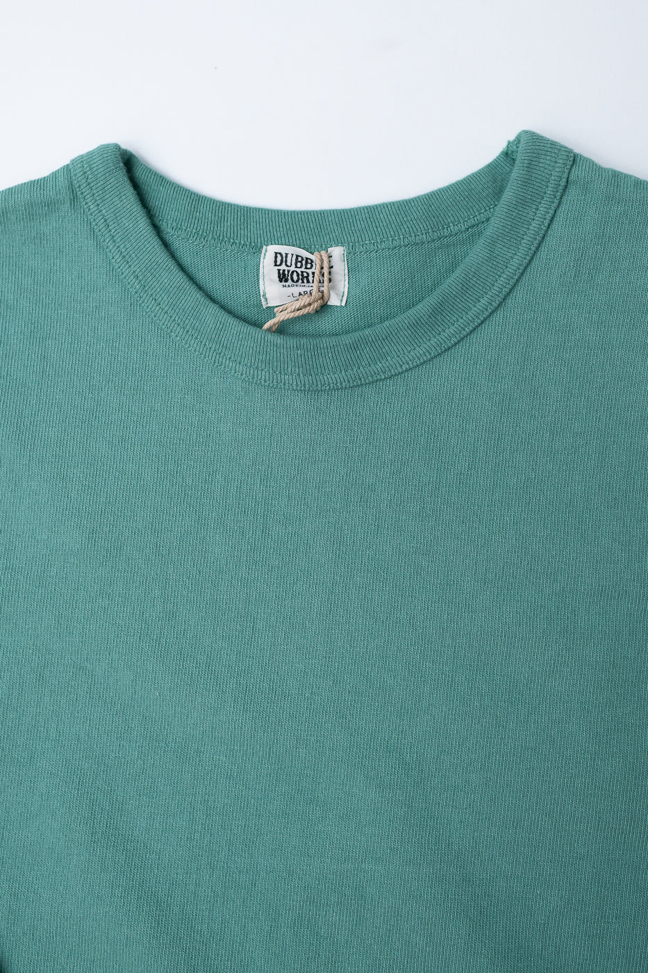 "Stand Wheel" Heavyweight Tee Long Sleeve - Emerald - Image 2