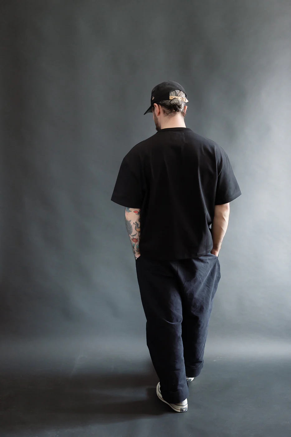 Strong Tee - 11oz Heavyweight Jersey - Black - Image 7