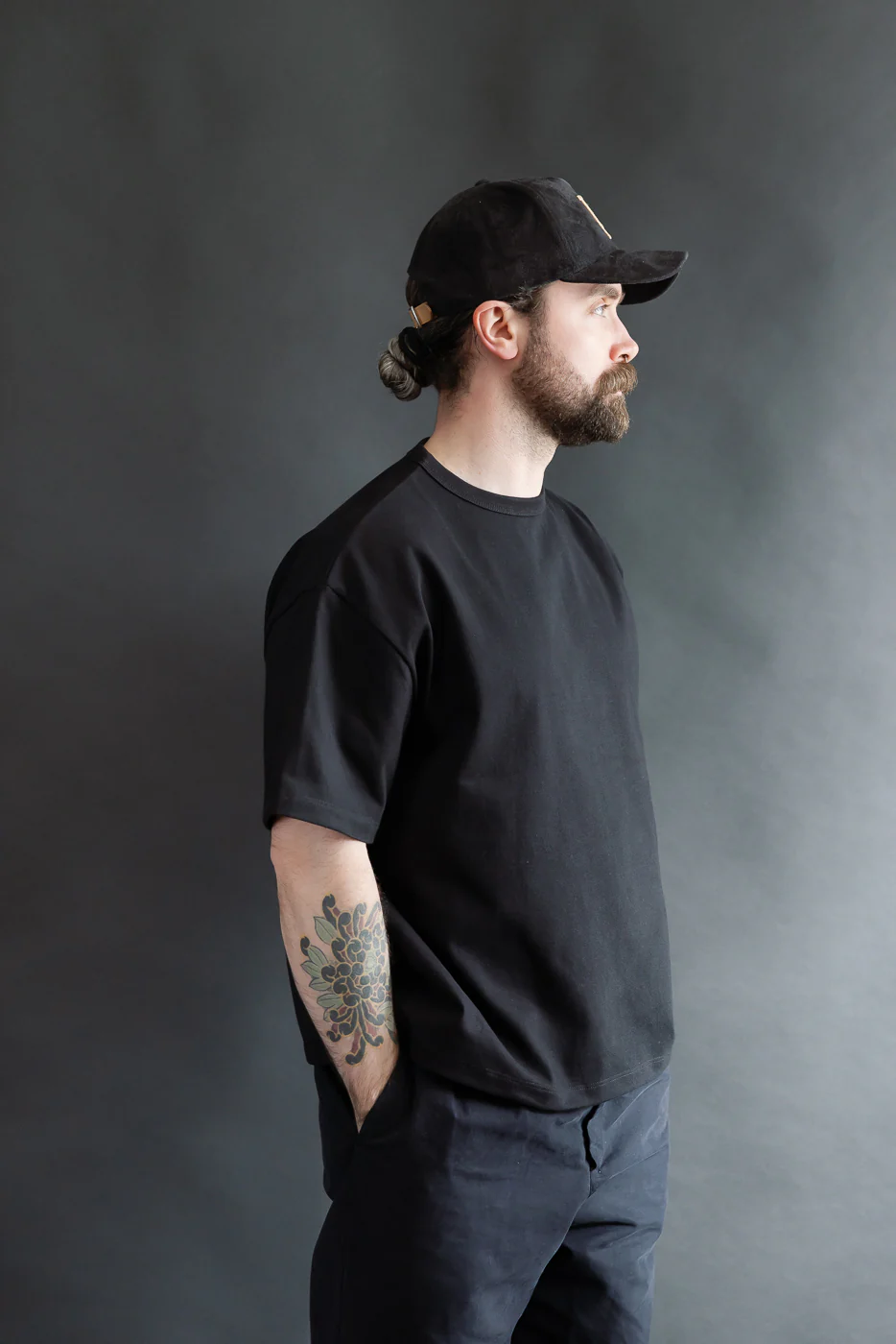 Strong Tee - 11oz Heavyweight Jersey - Black - Image 9