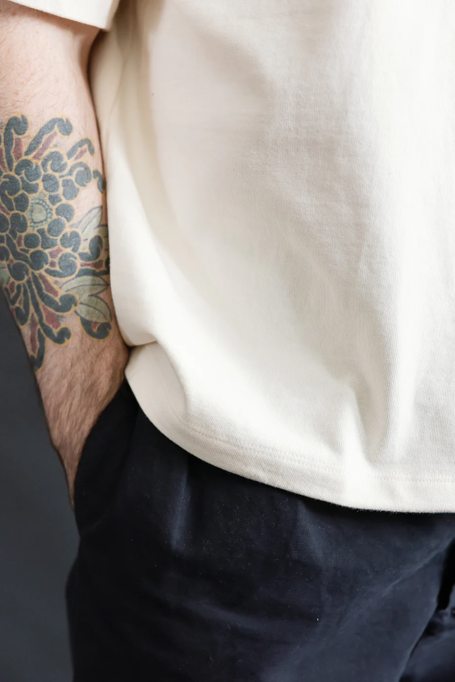 Strong Tee - 11oz Heavyweight Jersey - Natural - Image 15