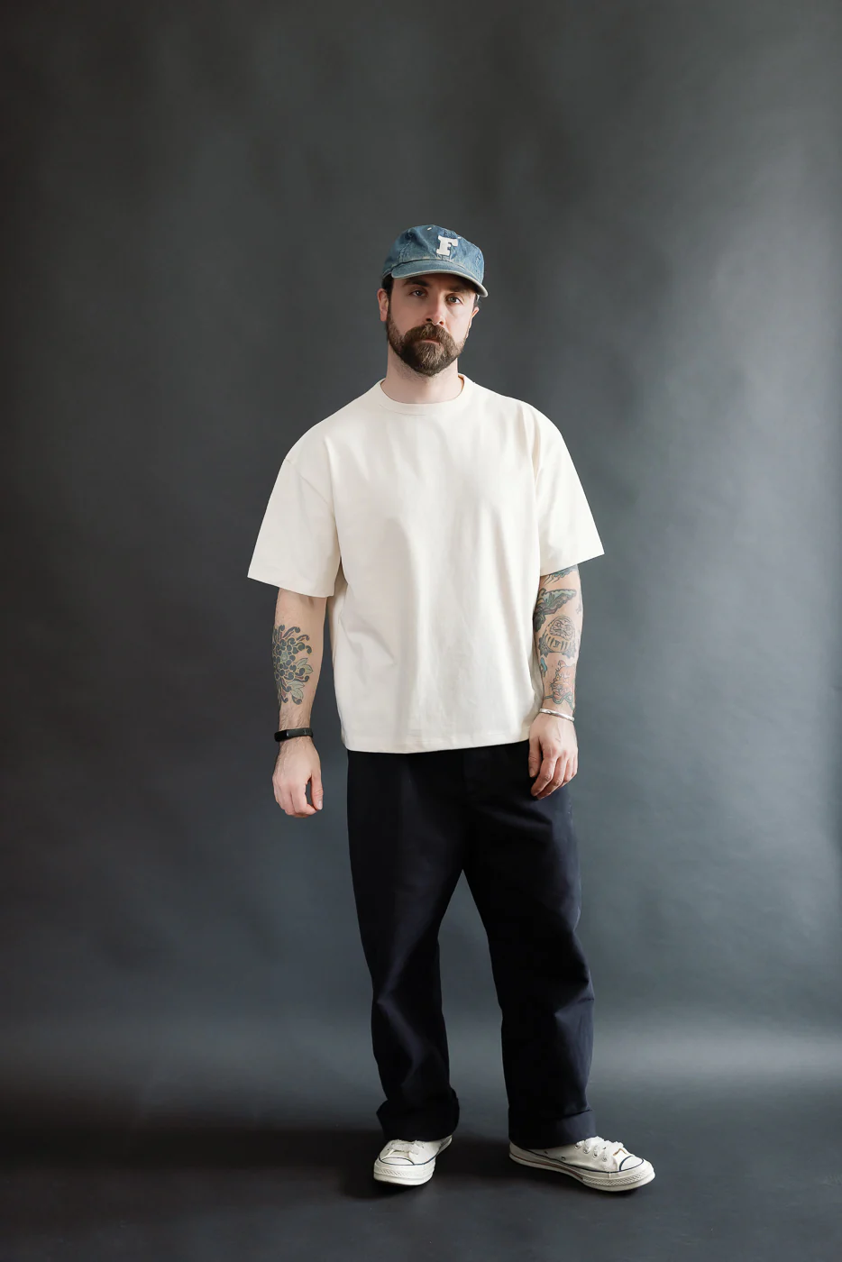 Strong Tee - 11oz Heavyweight Jersey - Natural - Image 5