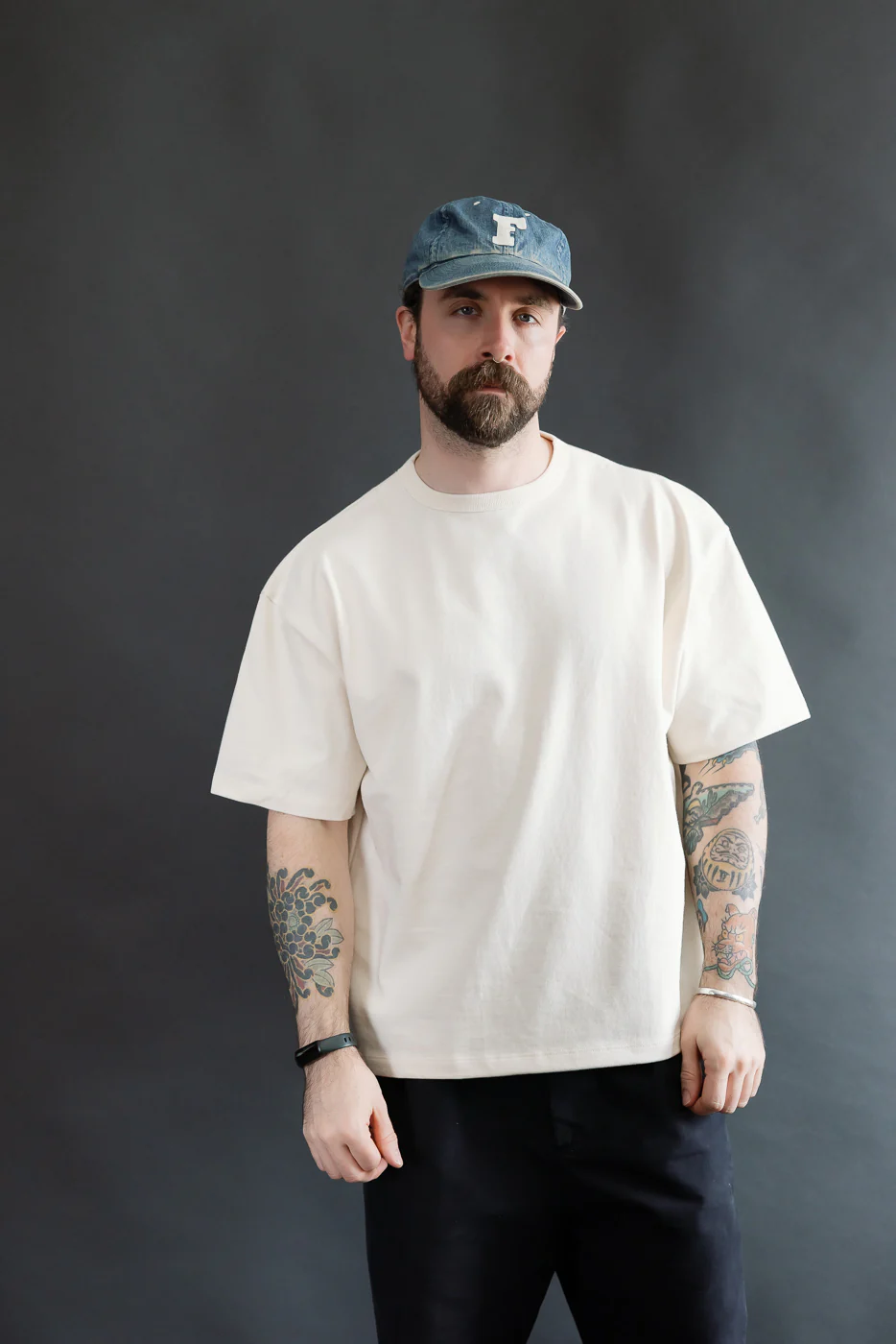 Strong Tee - 11oz Heavyweight Jersey - Natural - Image 8