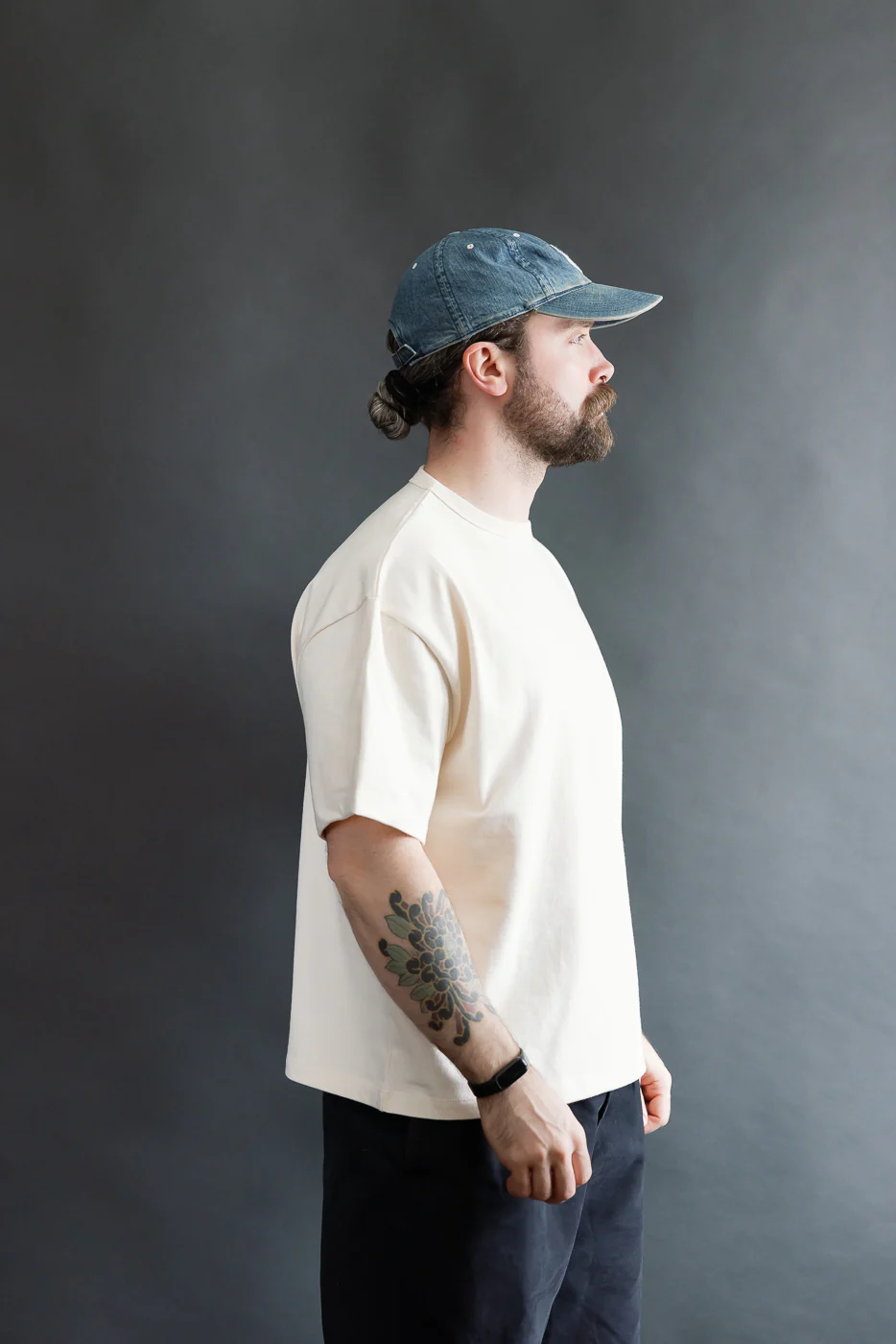 Strong Tee - 11oz Heavyweight Jersey - Natural - Image 9