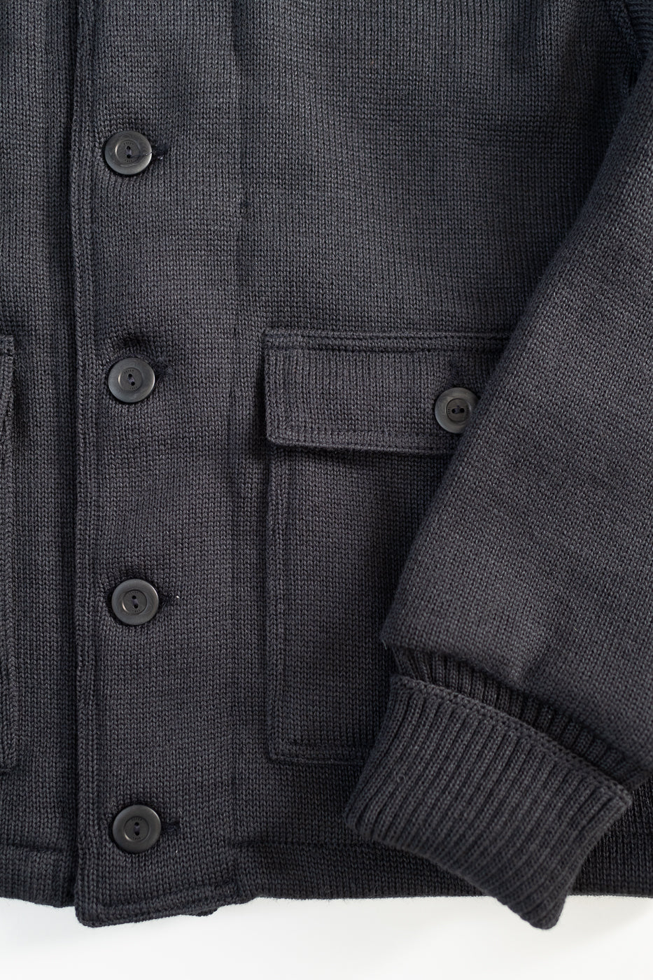Submariner Sweater Coat - Dark Charcoal - Image 4