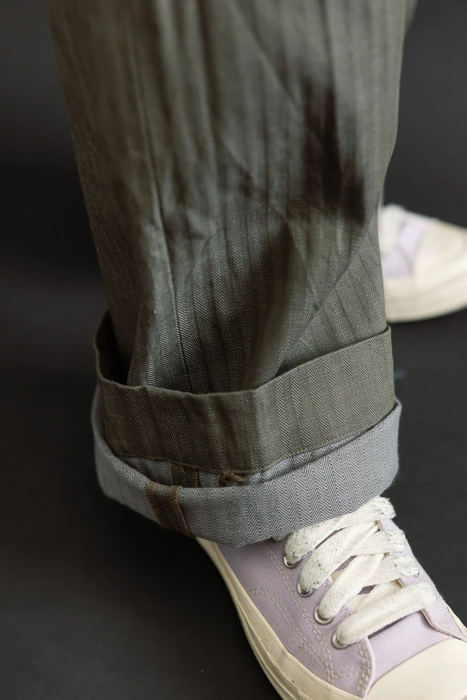 SWC600C-HBII - 13oz Neppy HBT Military - Wide Trousers - Image 19