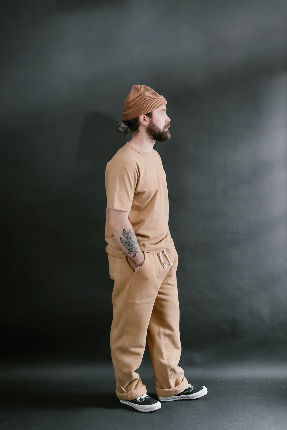 Sweatpant - Double Heavyweight French Terry Foxfibre® - Coyote 80 - Image 10