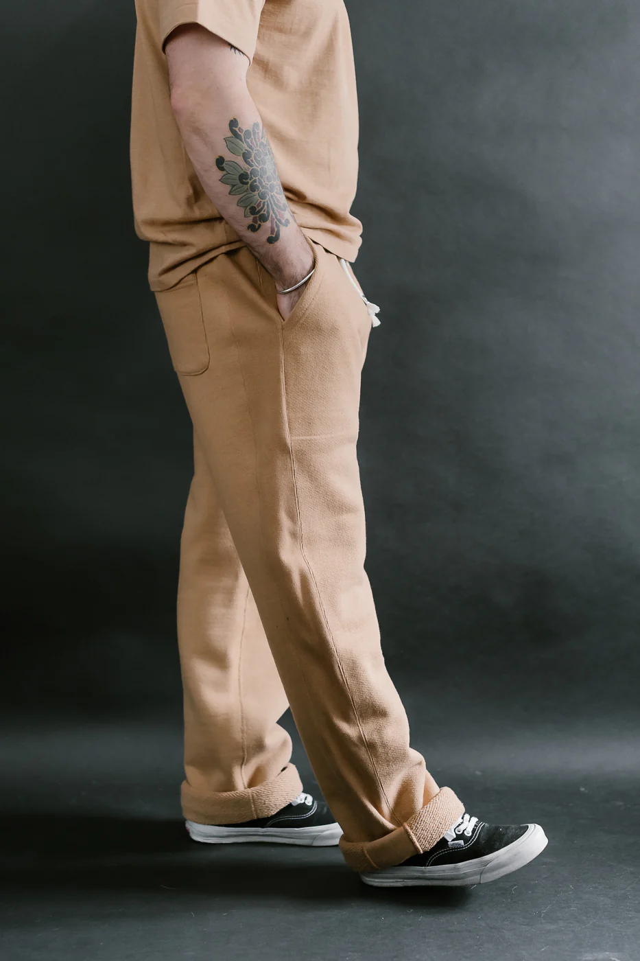 Sweatpant - Double Heavyweight French Terry Foxfibre® - Coyote 80 - Image 15