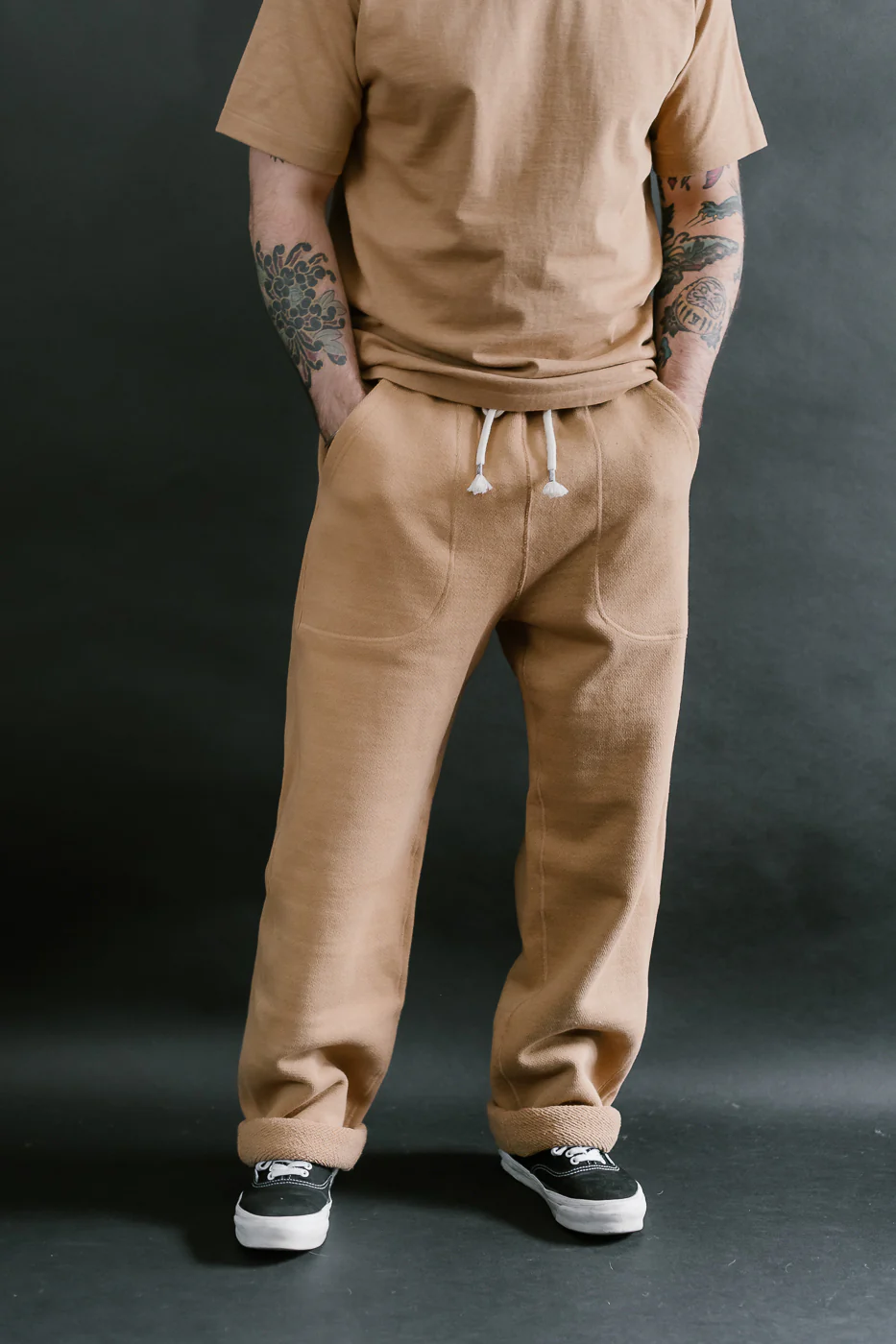 Sweatpant - Double Heavyweight French Terry Foxfibre® - Coyote 80 - Image 16