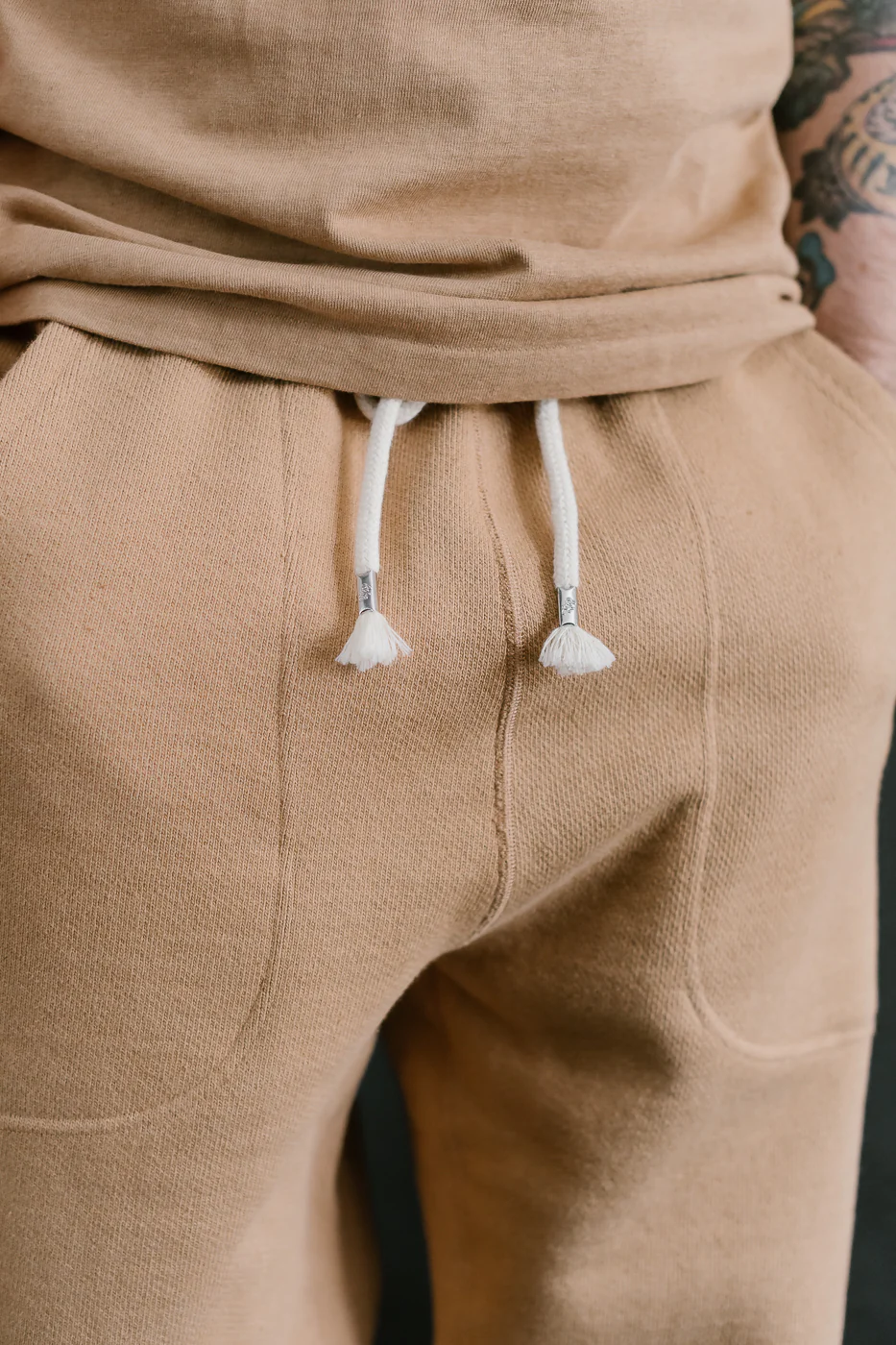 Sweatpant - Double Heavyweight French Terry Foxfibre® - Coyote 80 - Image 18