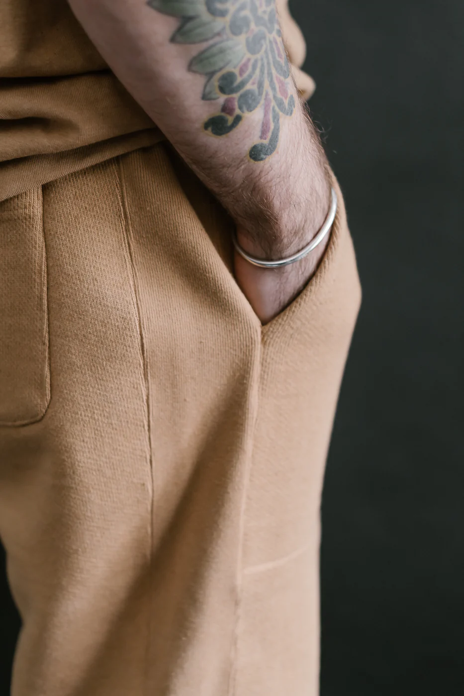 Sweatpant - Double Heavyweight French Terry Foxfibre® - Coyote 80 - Image 19
