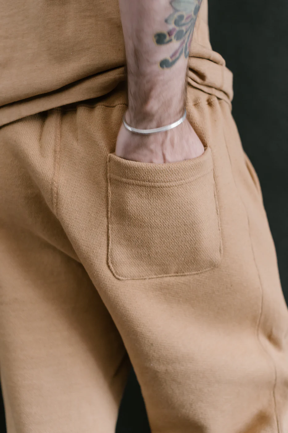 Sweatpant - Double Heavyweight French Terry Foxfibre® - Coyote 80 - Image 20