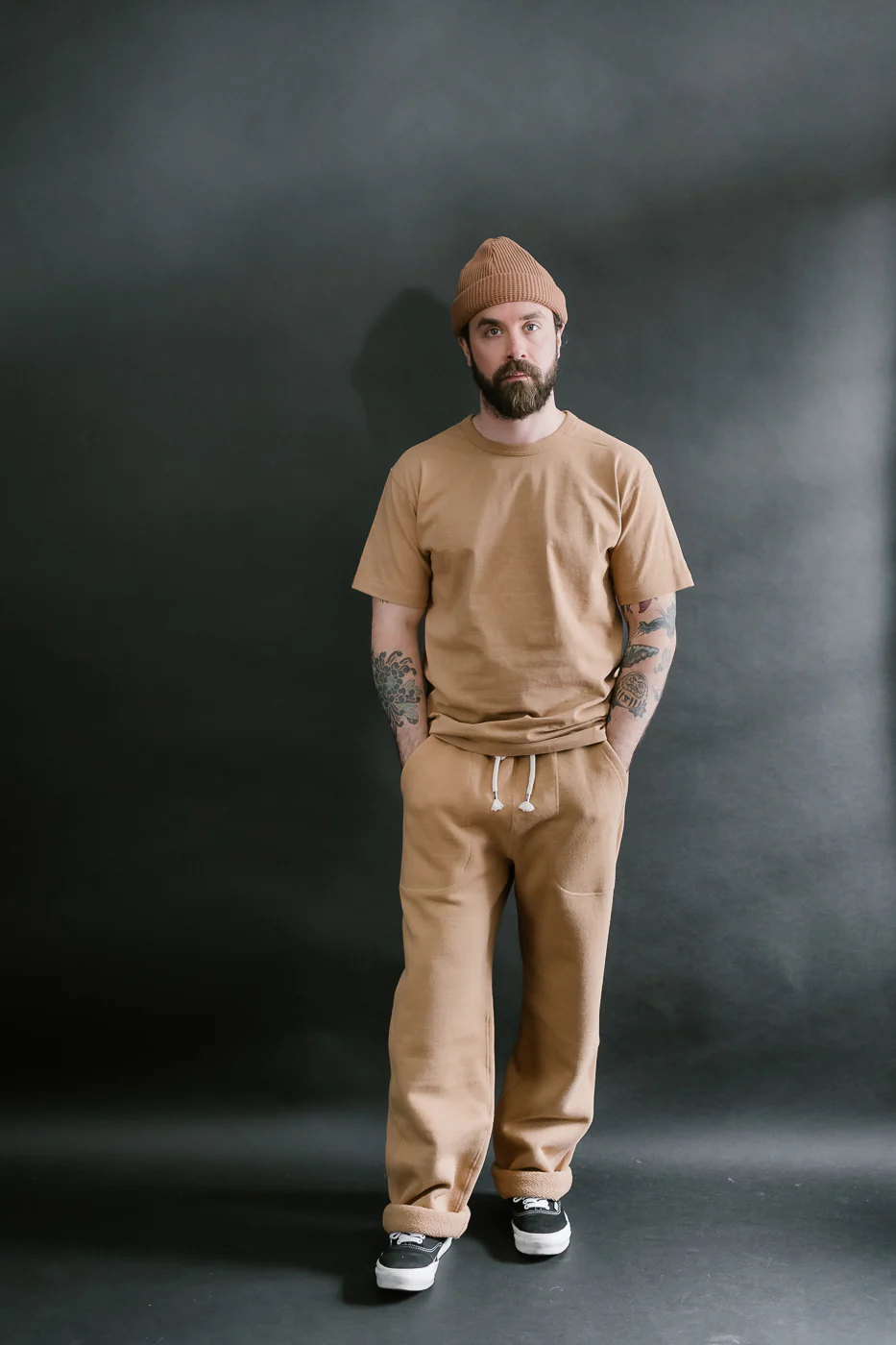 Sweatpant - Double Heavyweight French Terry Foxfibre® - Coyote 80 - Image 8