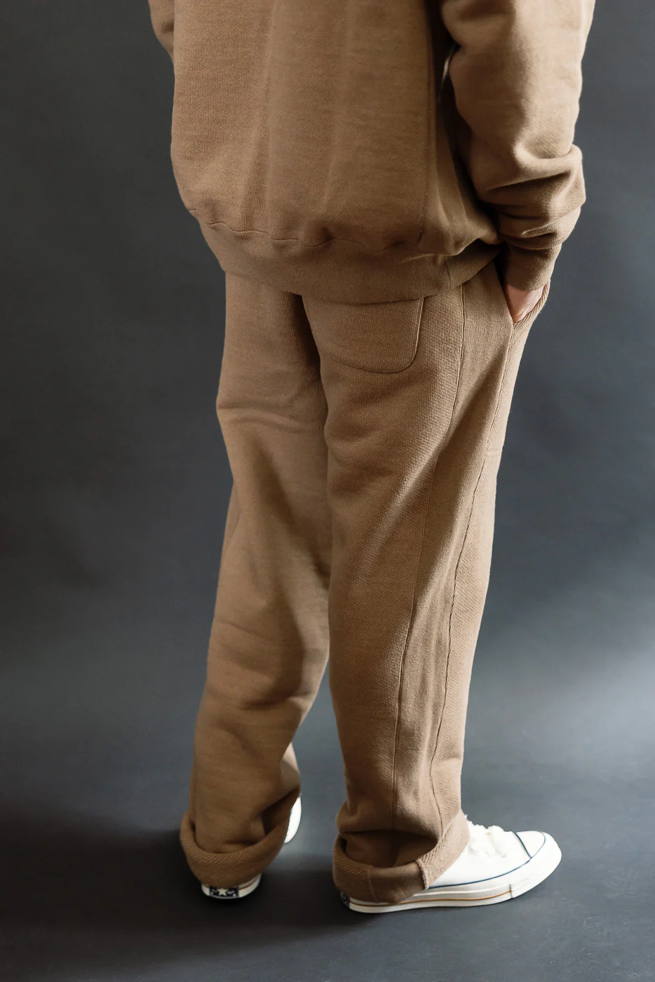 Sweatpant - Iron Mordant Double Heavyweight French Terry Foxfibre® - Coyote 80 - Image 12