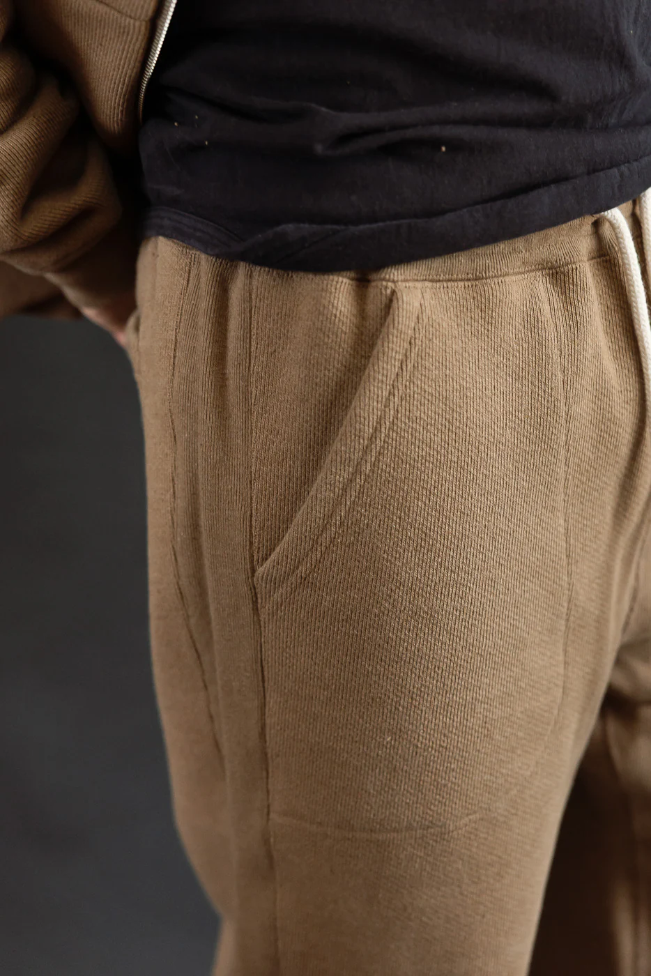 Sweatpant - Iron Mordant Double Heavyweight French Terry Foxfibre® - Coyote 80 - Image 18