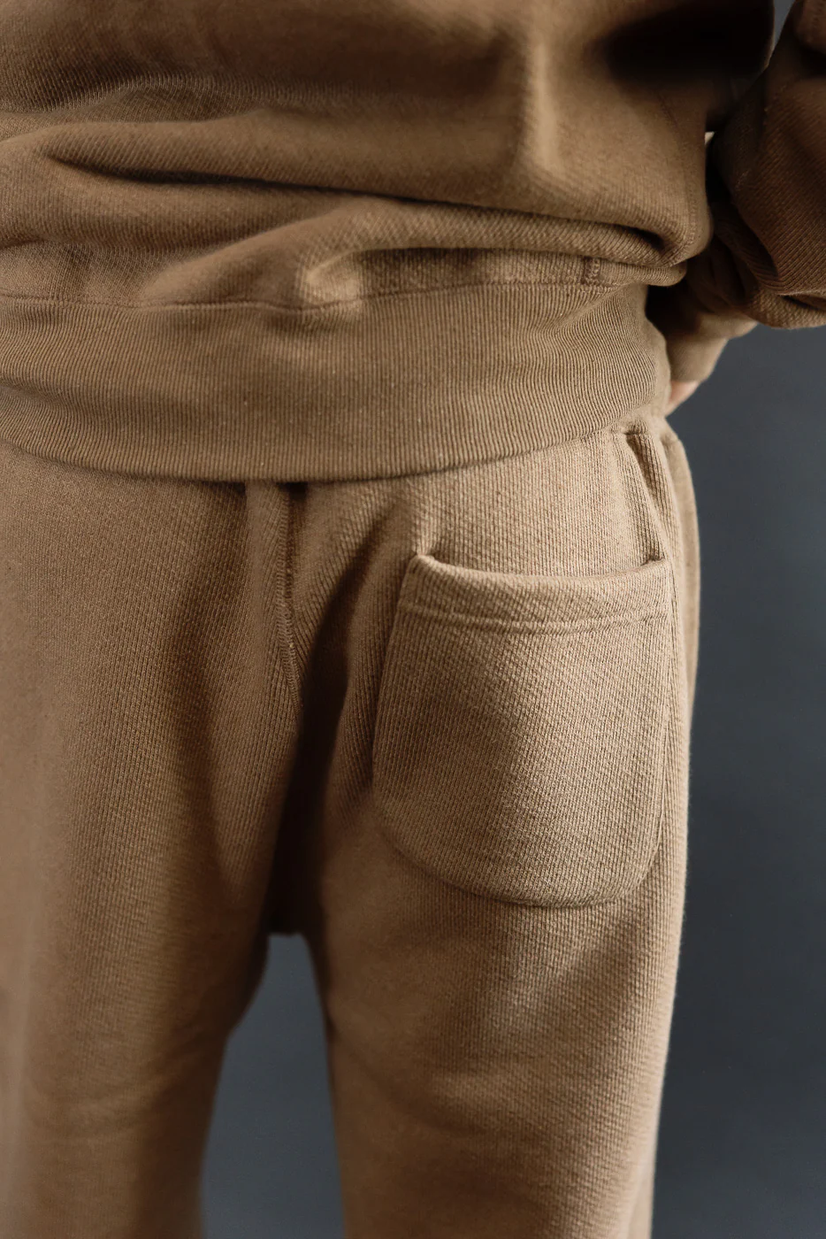 Sweatpant - Iron Mordant Double Heavyweight French Terry Foxfibre® - Coyote 80 - Image 19