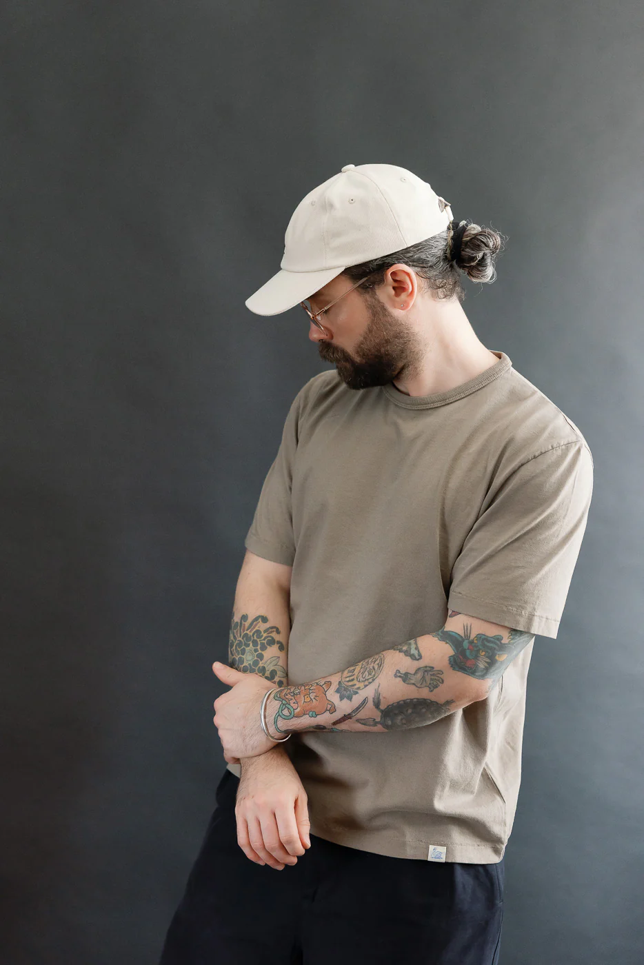 TEE02.061 - 6oz Classic Cotton Jersey T-Shirt Classic Fit - Faded Grain - Image 10