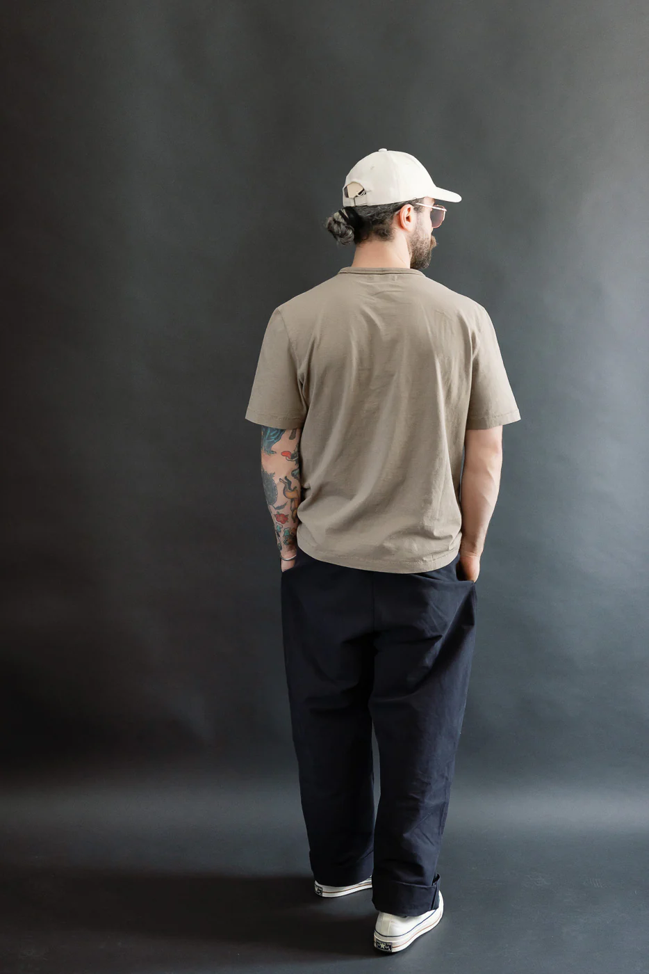 TEE02.061 - 6oz Classic Cotton Jersey T-Shirt Classic Fit - Faded Grain - Image 8