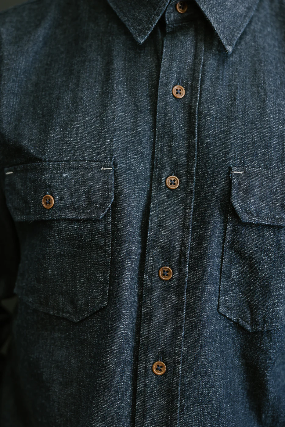 The Alamo Shirt Chambray - Indigo - Image 18