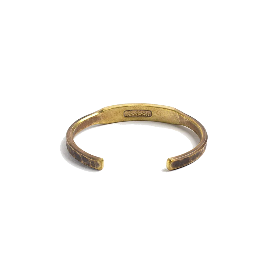 The ID Cuff - Work Patina - Brass - Image 3