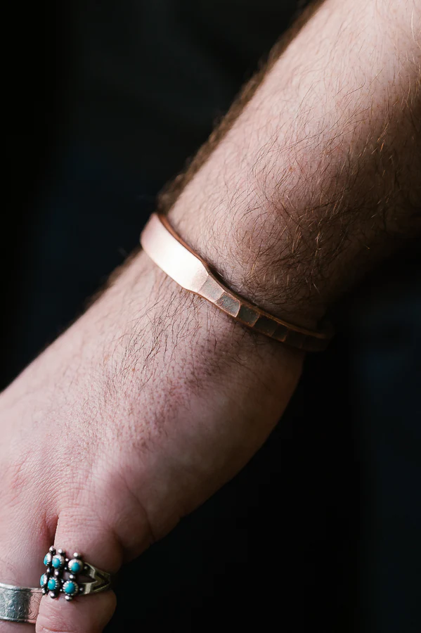 The ID Cuff - Work Patina - Copper - Image 7