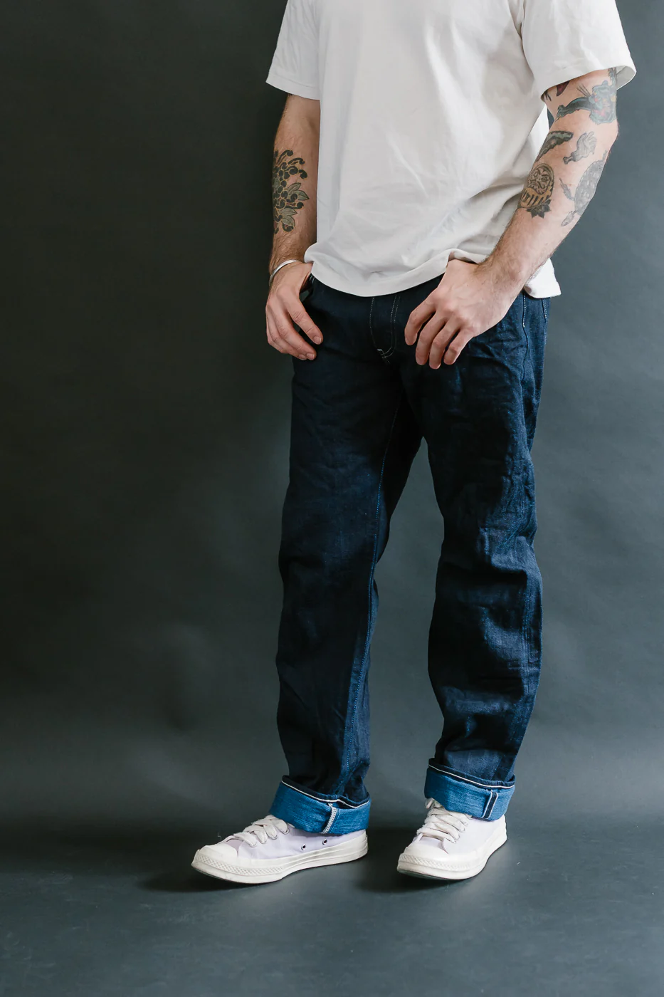 TNK101TB - 16.5oz "YURAI" Selvedge Natural Indigo x Cobalt - Regular Straight - Image 11