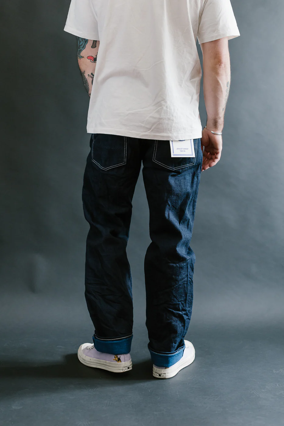 TNK101TB - 16.5oz "YURAI" Selvedge Natural Indigo x Cobalt - Regular Straight - Image 13