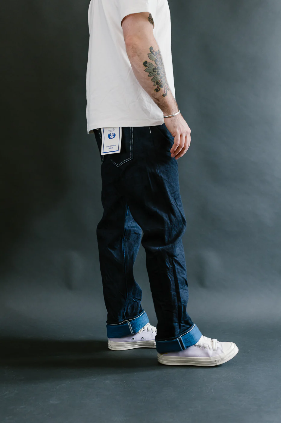 TNK101TB - 16.5oz "YURAI" Selvedge Natural Indigo x Cobalt - Regular Straight - Image 14