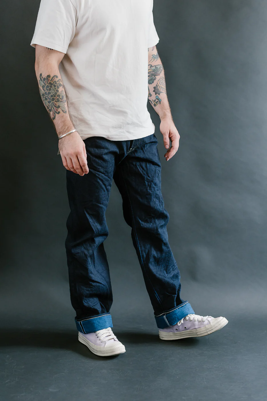 TNK101TB - 16.5oz "YURAI" Selvedge Natural Indigo x Cobalt - Regular Straight - Image 15