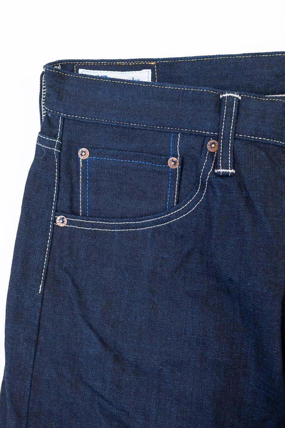 TNK101TB - 16.5oz "YURAI" Selvedge Natural Indigo x Cobalt - Regular Straight - Image 4