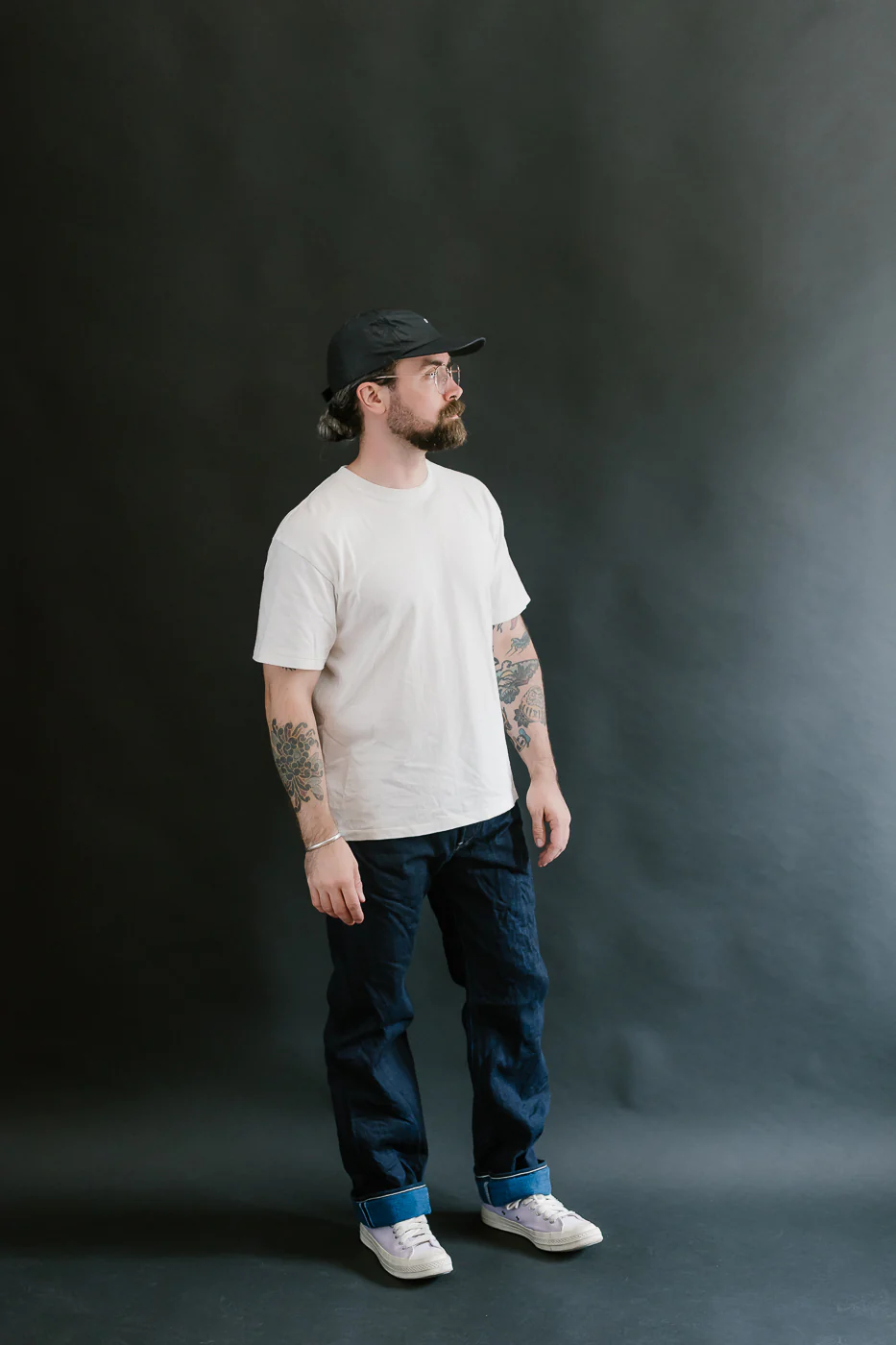 TNK101TB - 16.5oz "YURAI" Selvedge Natural Indigo x Cobalt - Regular Straight - Image 8