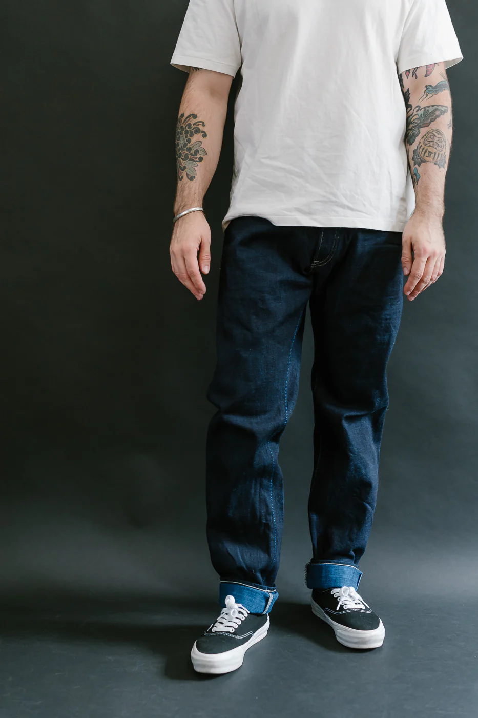 TNK202TB - 16.5oz "YURAI" Selvedge Natural Indigo x Cobalt - High Tapered - Image 10