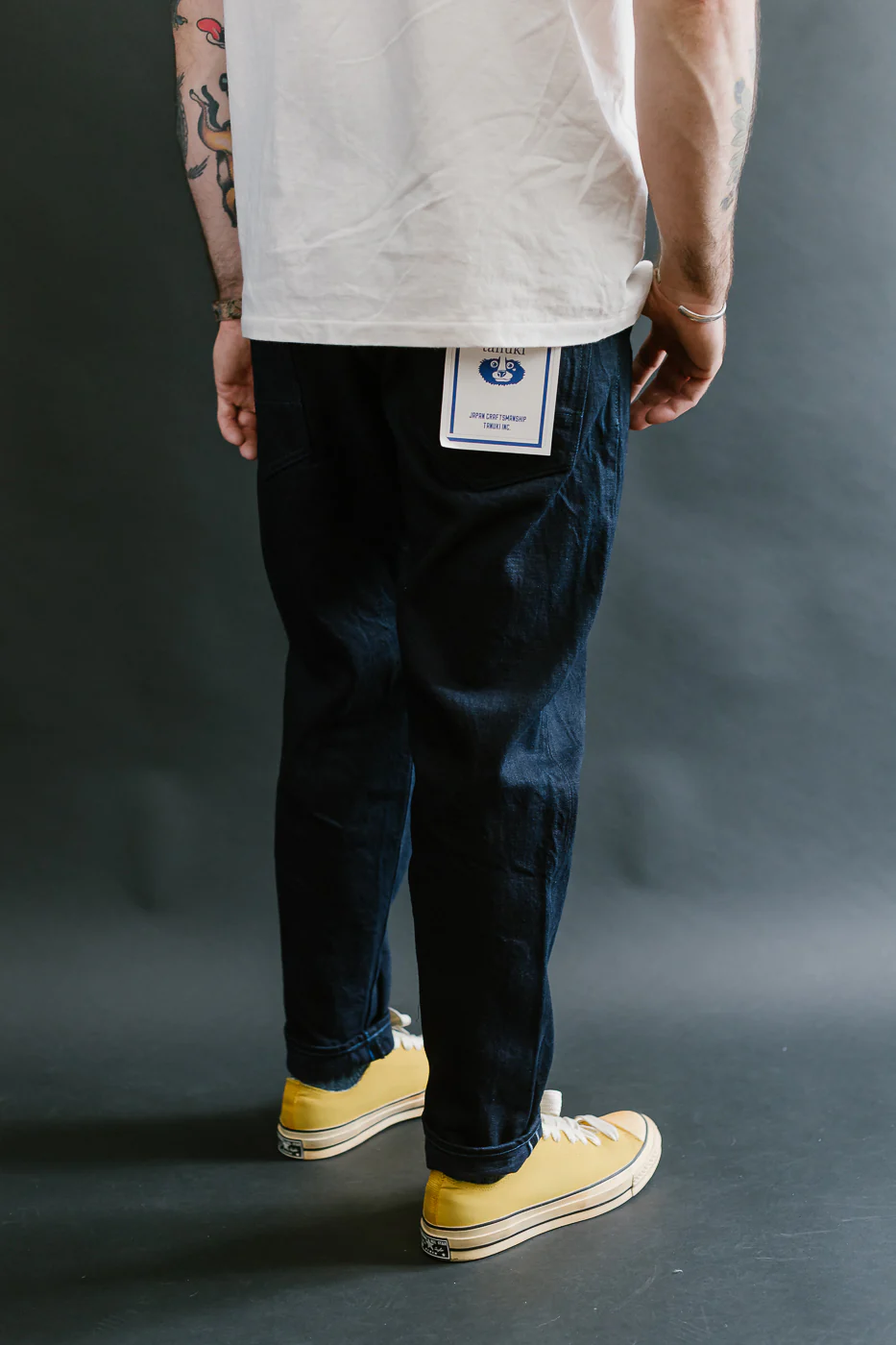 TNK203ID - 15oz "IDxID" Selvedge Indigo x Indigo - Draft Taper - Image 12